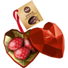 Bombonierka serce z czekoladkami Choco 55g czerwone