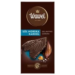 Czekolada Delikatnie Gorzka Premium 43% karmel&sól morska 90g