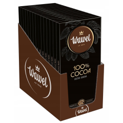 Karton 15szt Tabliczka Gorzka 100% cocoa 80 g
