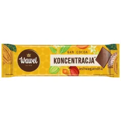 MINIczekolada Koncentracja Gorzka 64% cocoa z ashwagandhą 20g