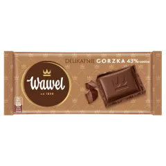 Czekolada Delikatnie gorzka 43% 80g