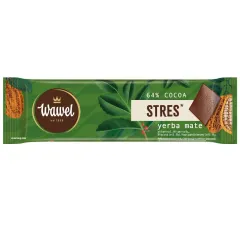 MINIczekolada Stres Gorzka 64% z yerba mate i witaminami 20g