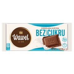 Czekolada Mleczna bez dodatku cukru 90g