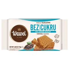 Wafle kakaowe bez dodatku cukru 110g