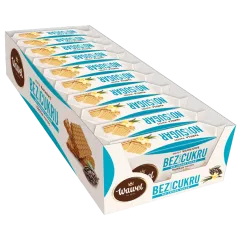 10szt Wafle waniliowe bez dodatku cukru 110g