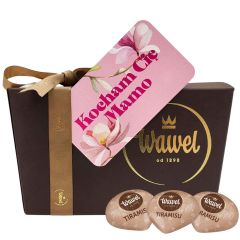 Kuferek z bilecikiem Kocham Cię Mamo Tiramisu 900g