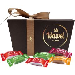 Kuferek brązowy z Karmelkami 600g