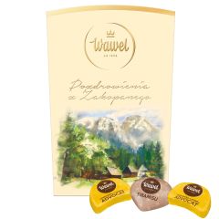 Kartonik prezentowy Zakopane z czekoladkami 800g