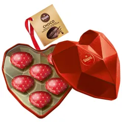 Bombonierka serce z czekoladkami Choco 110g czerwone