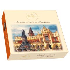 Bombonierka Kasztanki z nakładką Kraków Pomnik 330g