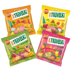 Pakiet żelek Travelek - 4 sztuki