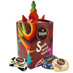 Kartonik z Czekoladkami Krówkowa, Peanut Butter i Tiki Taki 800g