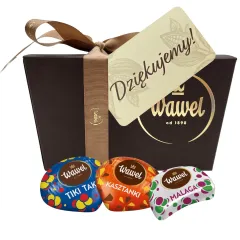 Kuferek z bilecikiem Dziękujemy na Dzień Nauczyciela 500g