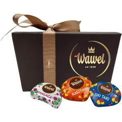 Kuferek brązowy Malaga, Tiki Taki i Kasztanki 250g