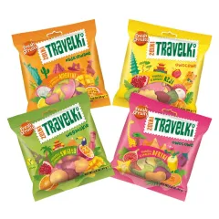 Pakiet żelek Travelek - 4 sztuki
