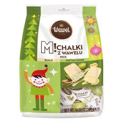 Michałki z Wawelu białe i pistacjowe MIX 300g