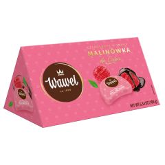 Bombonierka Czekoladki o smaku Malinówki 180g