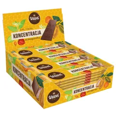 Karton MINIczekolada Koncentracja Gorzka 64% cocoa z ashwagandhą 20g (32 szt)