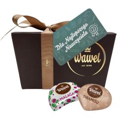 Kuferek z czekoladkami Malaga i Tiramisu na Dzień Nauczyciela 300g