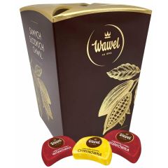 Kartonik z czekoladkami o smaku Wiśniówka Cytrynówka 800g