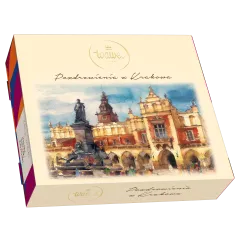 Bombonierka MKT z nakładką Kraków Pomnik 158g