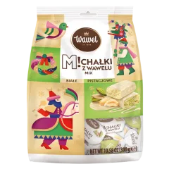 Michałki z Wawelu białe i pistacjowe MIX 300g