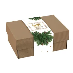 Zestaw w pudełku EKO BOX z personalizowaną obwolutą z logo dla firm