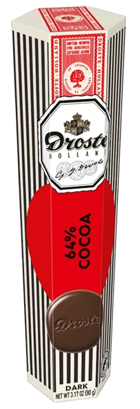 Pastylki czekoladowe gorzka 64% cocoa Droste 90g