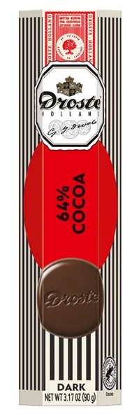 Pastylki czekoladowe gorzka 64% cocoa Droste 90g